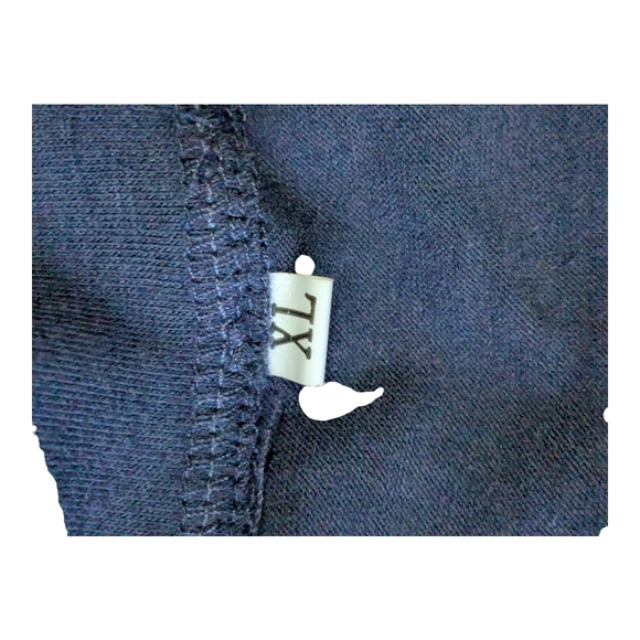 Wrap Tie Waste, Navy, Sleeveless Dress. Size XL. - Picture 3 of 8